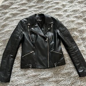 Black Express Moto Jacket